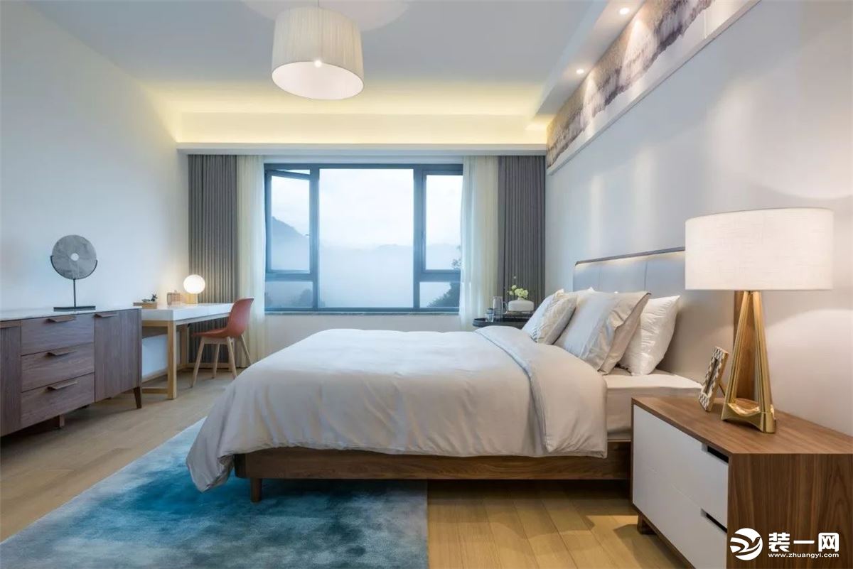 呼和浩特装修公司推荐现代简约风格卧室装修效果图