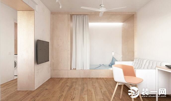 日本5平米蜗居公寓装修图