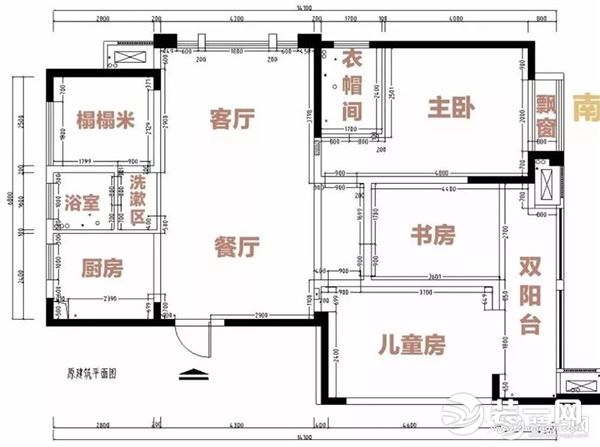 138平米四房装修案例