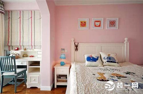 130平米三室两厅装修效果图 美式风格儿童房装修效果图