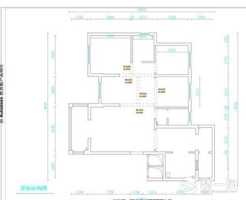 武汉旧房改造 160平米户型图