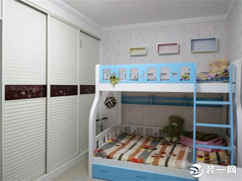 天津塞纳春天装饰公司推荐简约欧式风格儿童房装修实景图