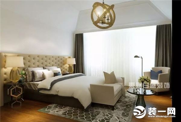 北京500平别墅装修效果图 现代简约风格装修效果图 卧室