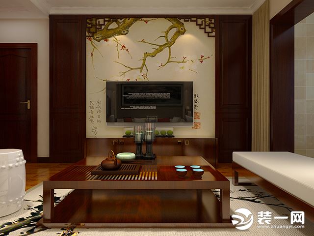 118平新中式三居室装修图