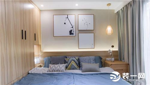 上海首创禧悦88平米简约日式风格两室一厅装修效果图
