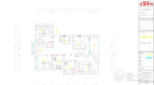 滨湖新区80-100平米三居室现代简约装修案例