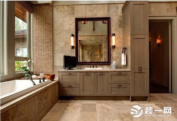 100平两室两厅装修 美式风格效果图 洗手间