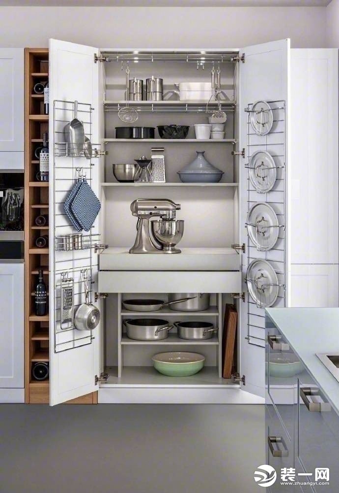厨柜内部合理设计图图片