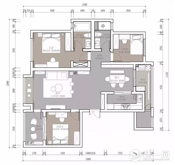 北欧风格装修效果图