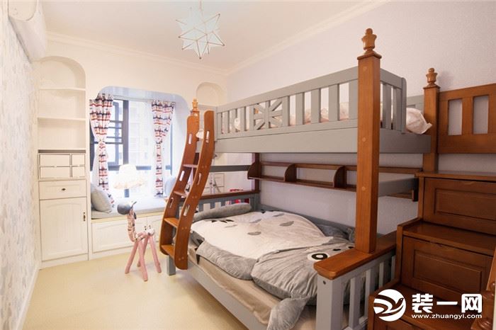 140平米三室两厅美式风格儿童房装修效果图