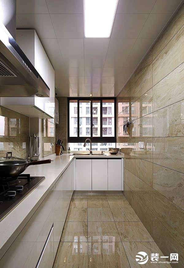 100平米三室两厅现代简约风格厨房装修效果图
