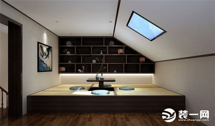 500平米别墅新中式风格休闲室装修效果图