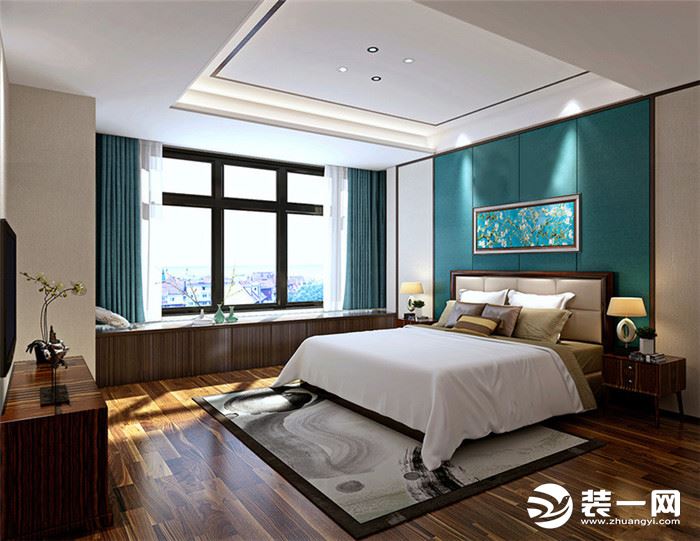 500平米别墅新中式风格卧室装修效果图