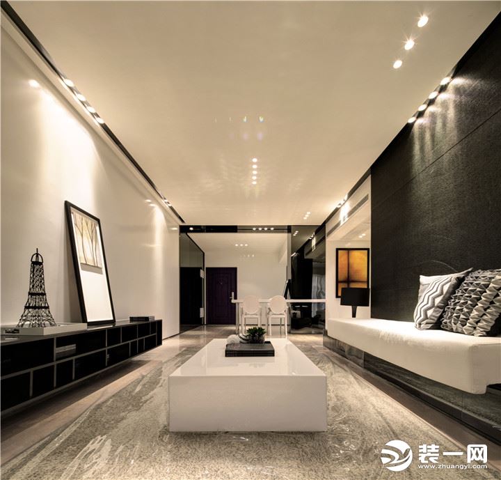 秦皇岛东方明珠117平米两室两厅后现代风格装修案例