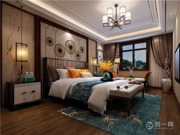 新中式风格装修案例 卧室