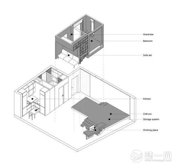 48平米小户型户型图