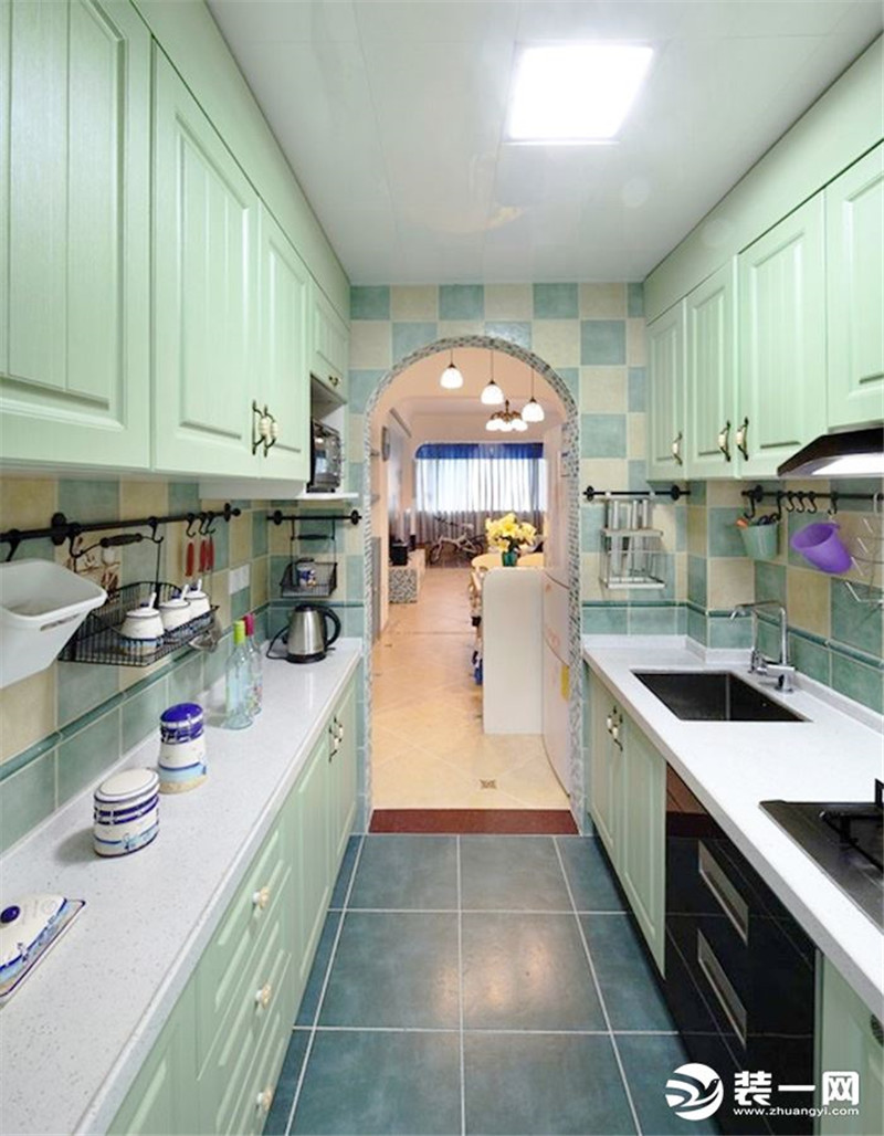 地中海装修风格一居室装修样板房 厨房