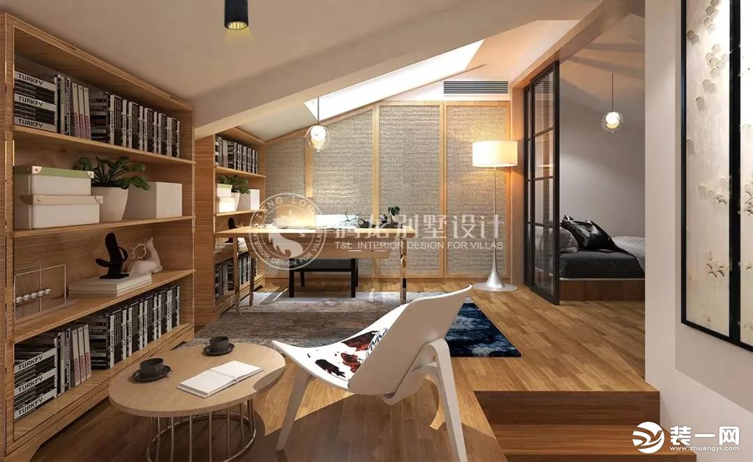 上海腾龙设计联排别墅装修案例推荐
