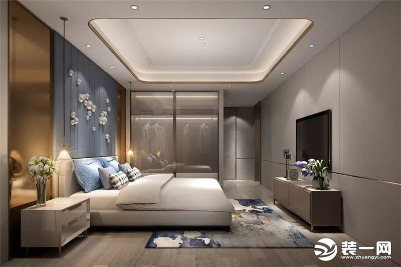 北京龙发装修公司 180平方米房屋装修 港式装修案例 卧室