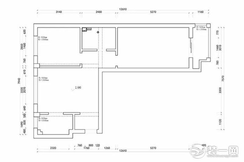 湖州亚加装修公司 装修户型图