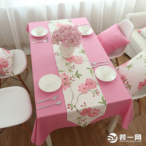 餐厅装饰粉色搭配效果图