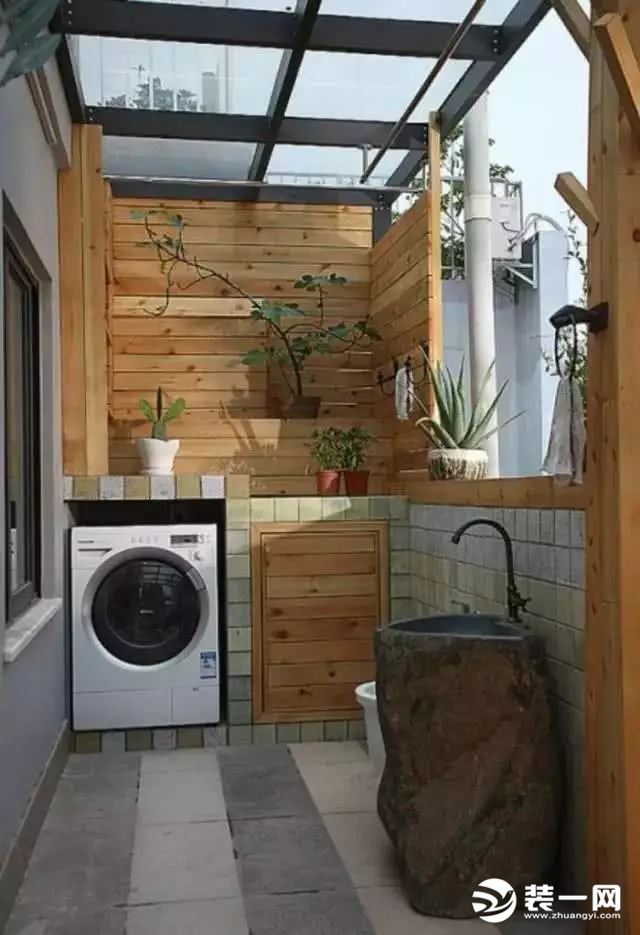 阳台改造洗衣房