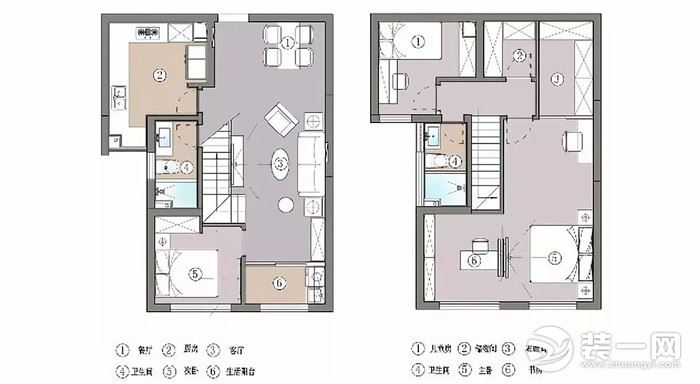 深圳98平米简约三居室装修实景图 户型图