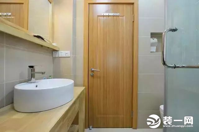 70平loft单身公寓日式风格浴室卫生间装修案例