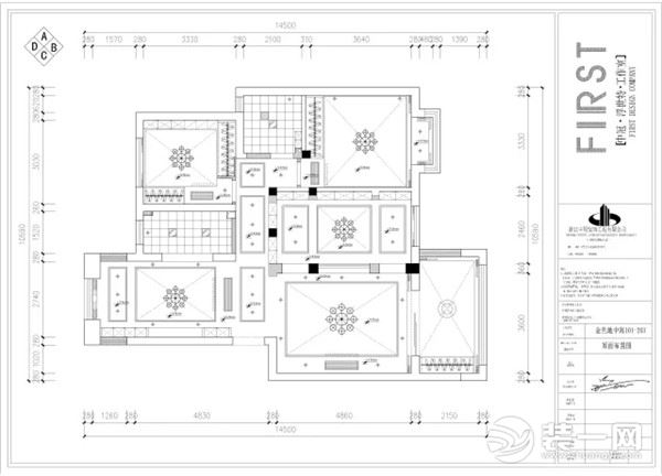 湖州中冠装修公司 110平米北欧风格装修效果图