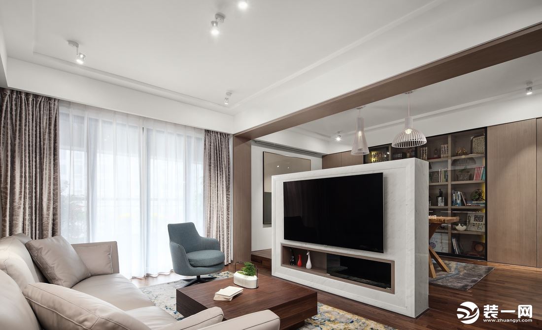 150m²现代简约沙发装饰设计