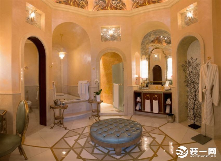 迪拜棕榈岛亚特兰蒂斯度假酒店装修内景 浴室