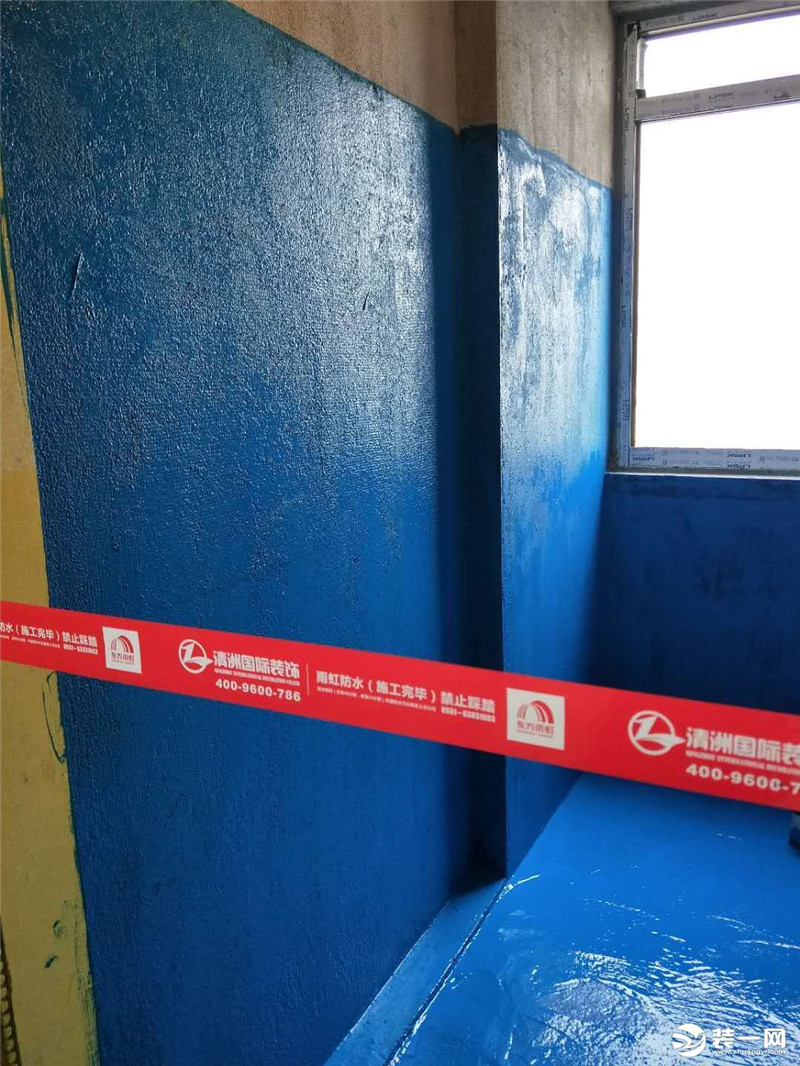 苏州清洲国际装修公司防水施工工艺图片 洗浴间