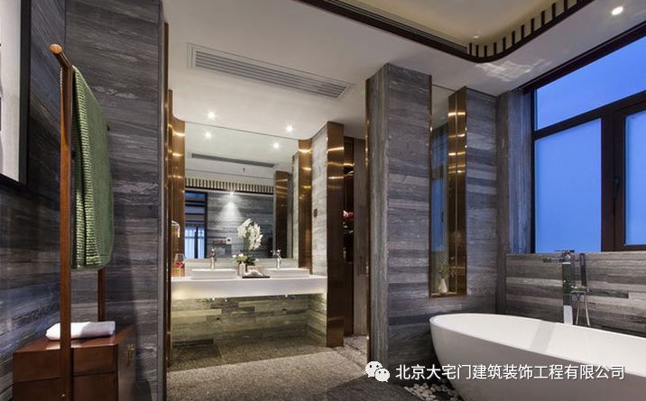 183平三居室东南亚风格装修图片 洗浴室