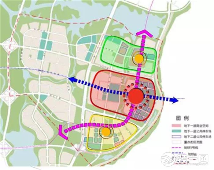 儒乐湖新城要建设地下空间计划图