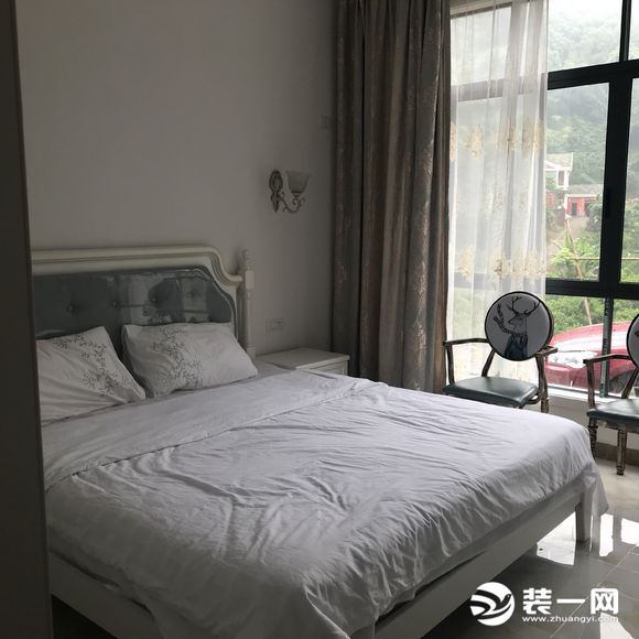 北京自建房别墅欧式风格卧室装修图片