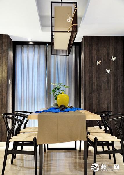 四居室新中式餐厅装修效果图