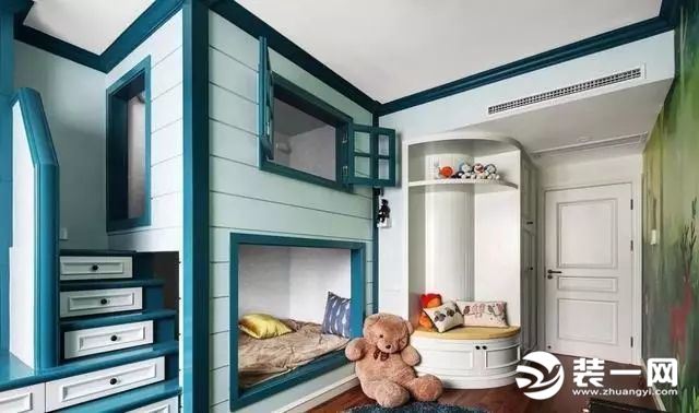 儿童房现代美式风格装修效果图