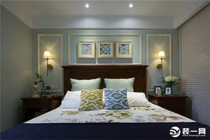 160平米经典美式风格卧室装修效果图