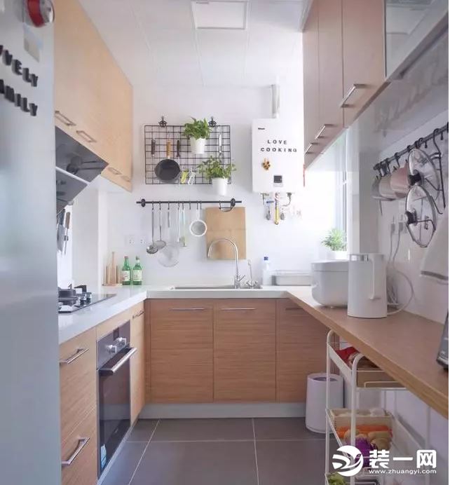 75平米宜家风格二居室厨房装修实景图