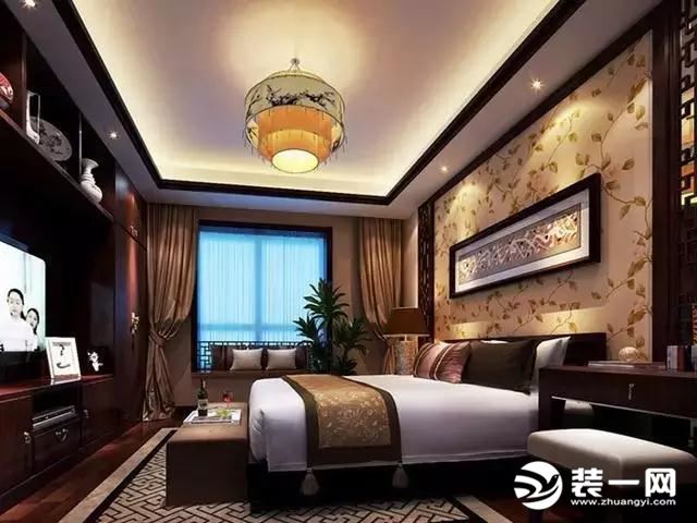 新中式客厅吊灯效果图