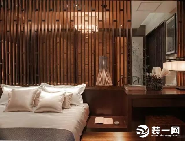 新中式风格三居室次卧装修效果图