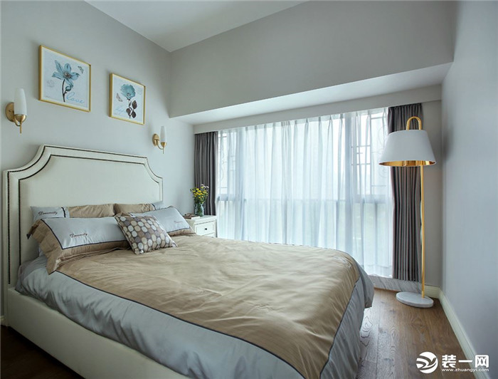 重庆130平米北欧风两居室卧室装修实景图