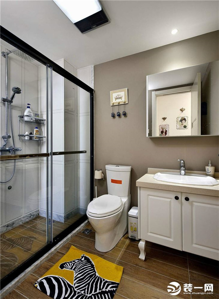 成都140平米两居室欧式风格洗手间装修效果图