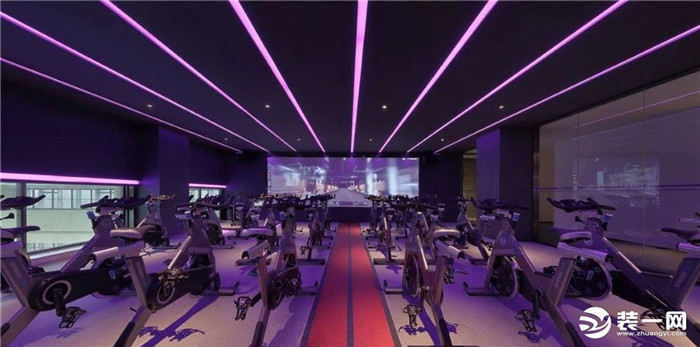 苏州凯萨健身房健身区装修效果图