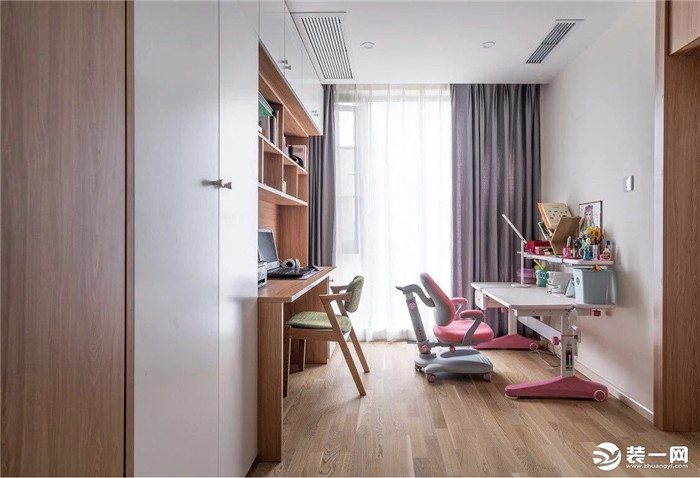 重庆中冶城邦国际现代简约三居一室书房装修效果图