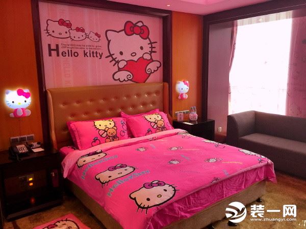 卡通装修风格之HelloKitty效果图