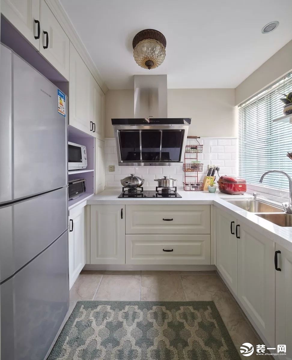 法式风格小户型二居室厨房装修效果图