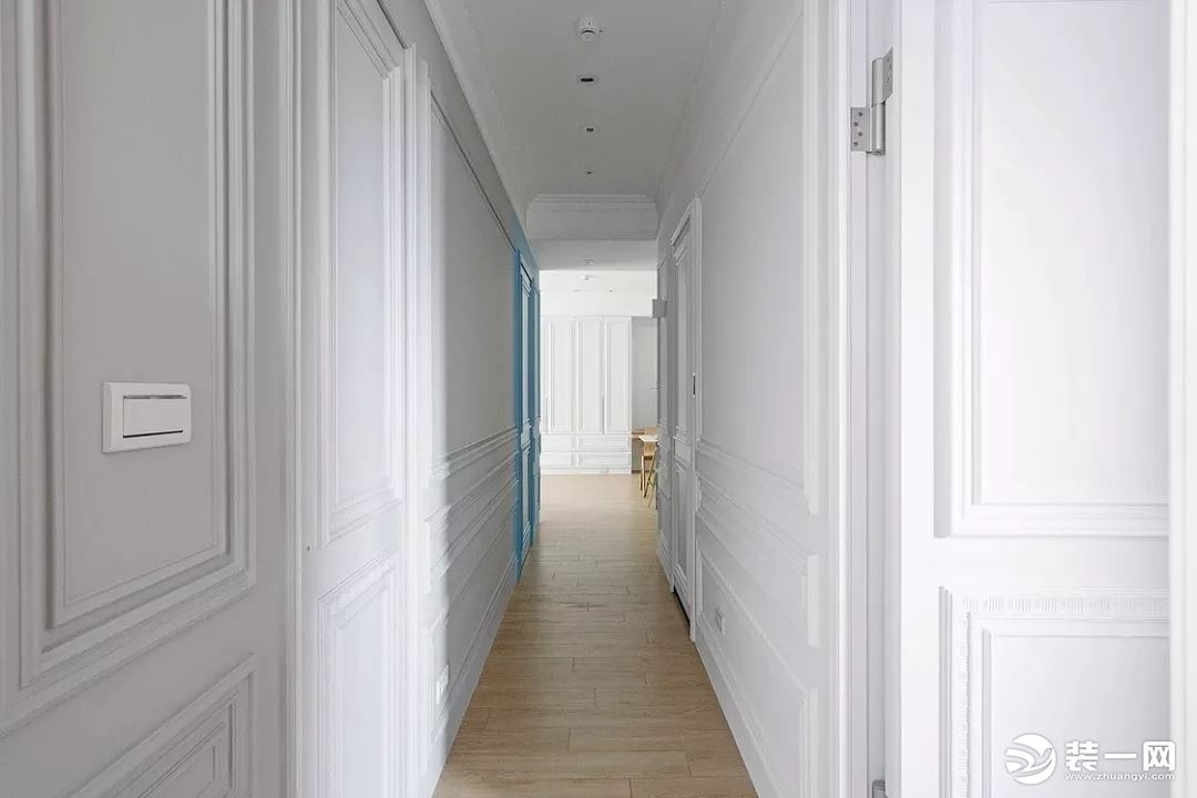 糖果色法式风格两居室走廊装修效果图片