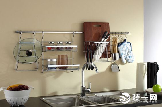 厨房置物架安装分类性示意图