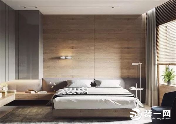 木质床头背景墙装修设计
